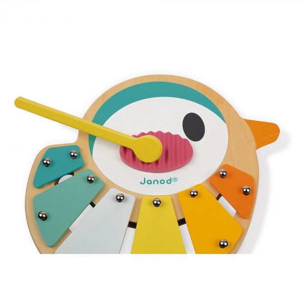 Xylophone pour enfant en forme d'oiseau