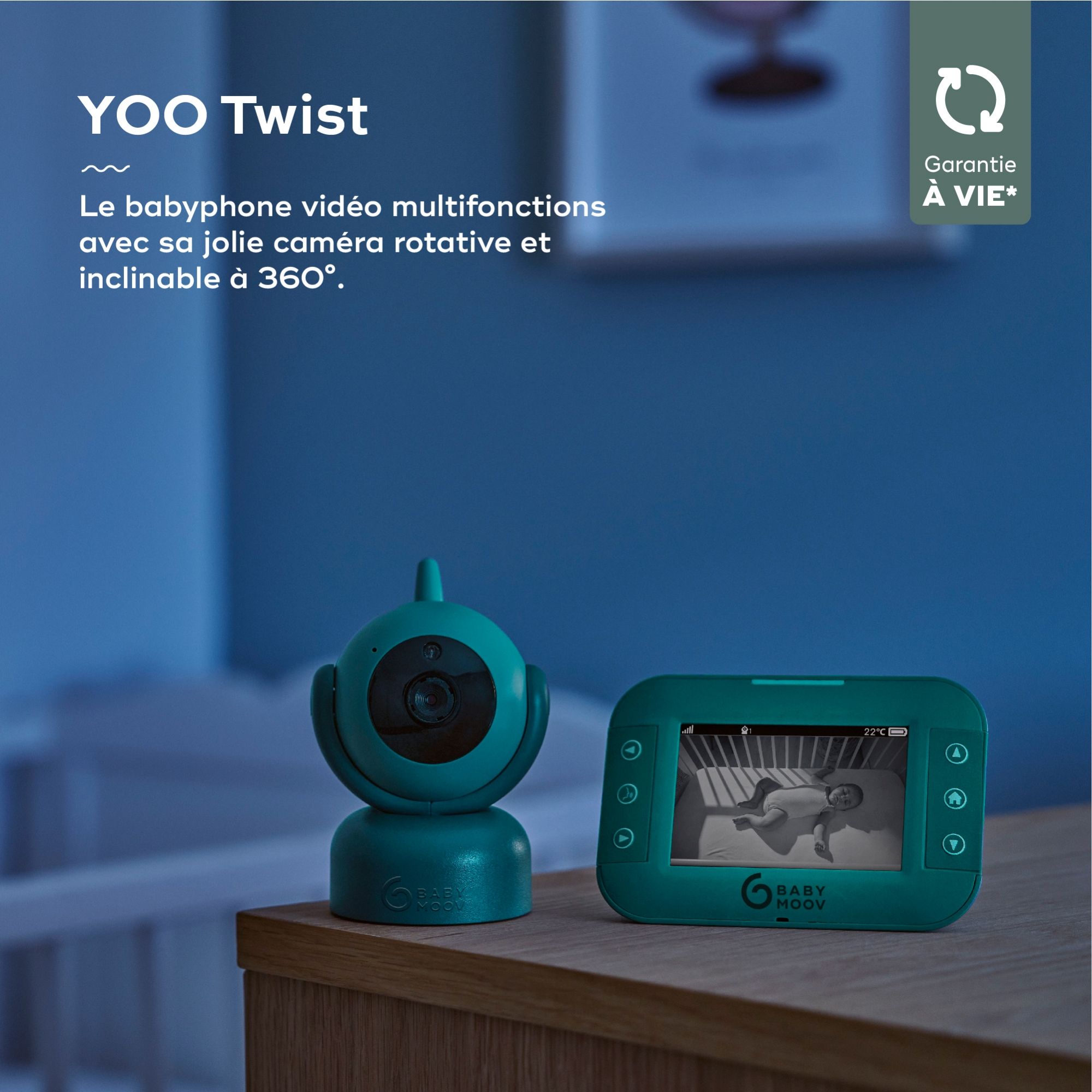 Babyphone vidéo Yoo Twist - Made in Bébé