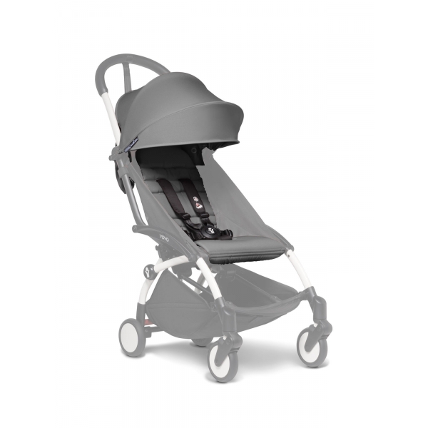 Pack couleur 6+ assise pour poussette YOYO²  - Gris
