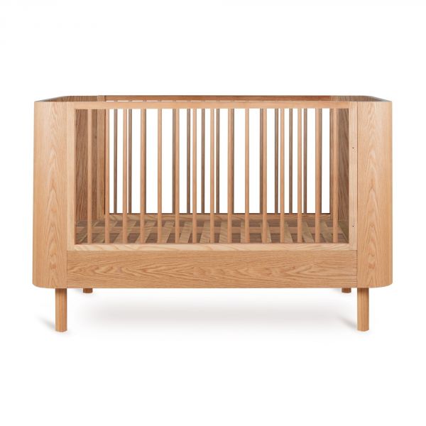 Lit bébé 70x140 cm évolutif en canapé Yume Natural ash