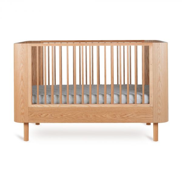 Lit bébé 70x140 cm évolutif en canapé Yume Natural ash