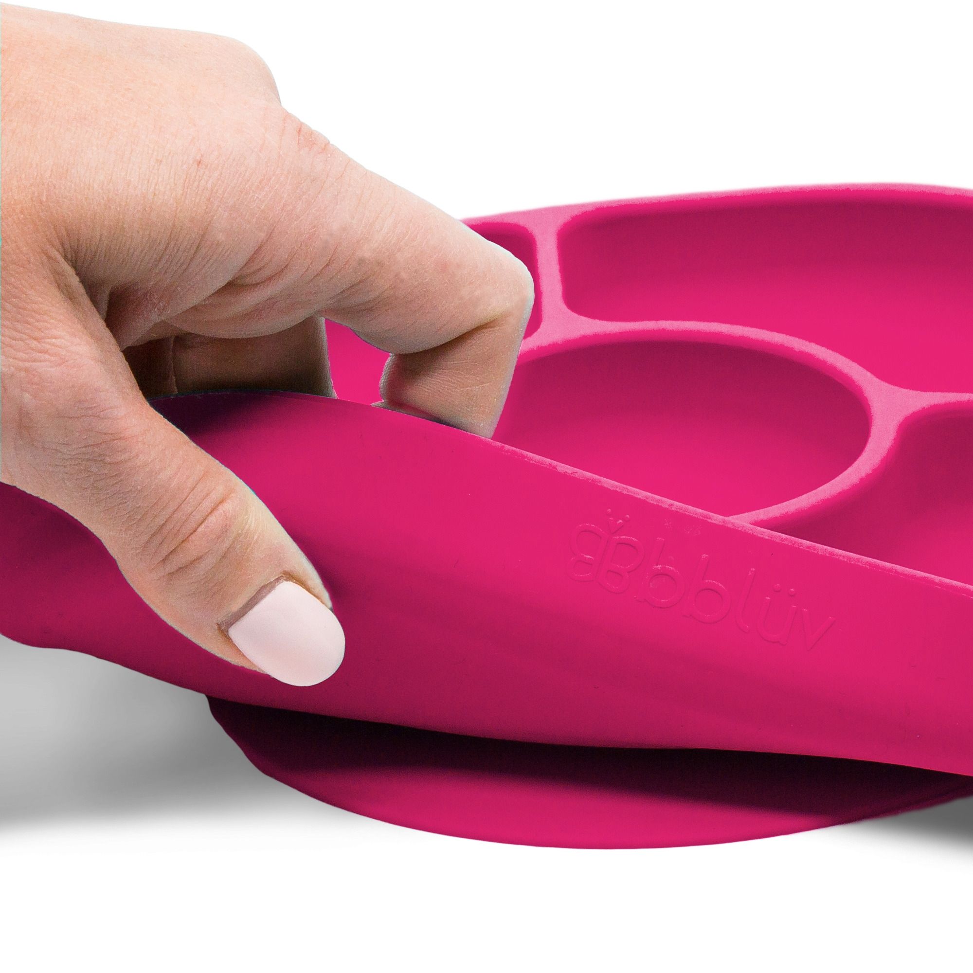 Vente en ligne pour bébé  Assiette et cuillère en silicone Bblüv