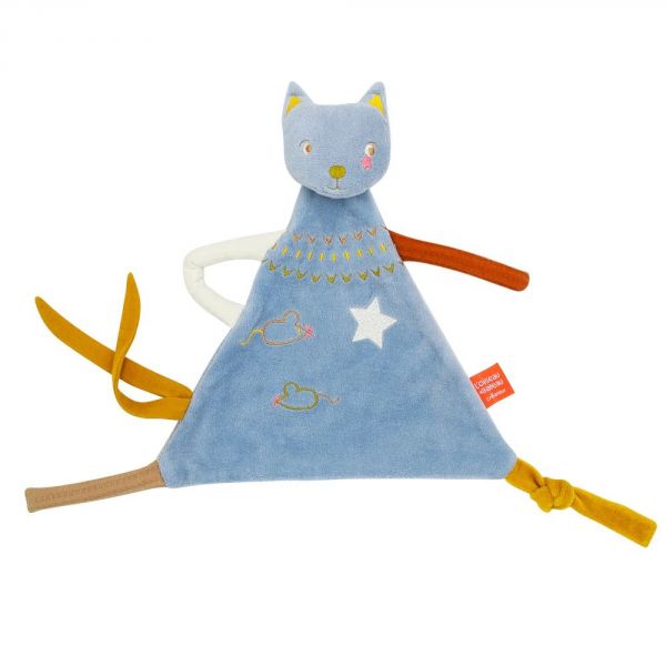 Doudou Z'anepasperdre Chat bleu personnalisable