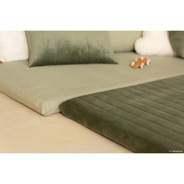 Matelas de sol 60x120 cm Zanzibar Velvet Olive Green