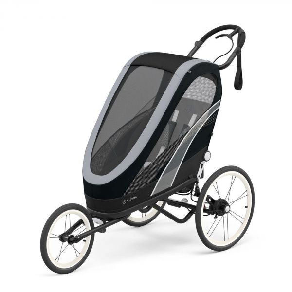 Habillage de siège poussette Zeno Noir