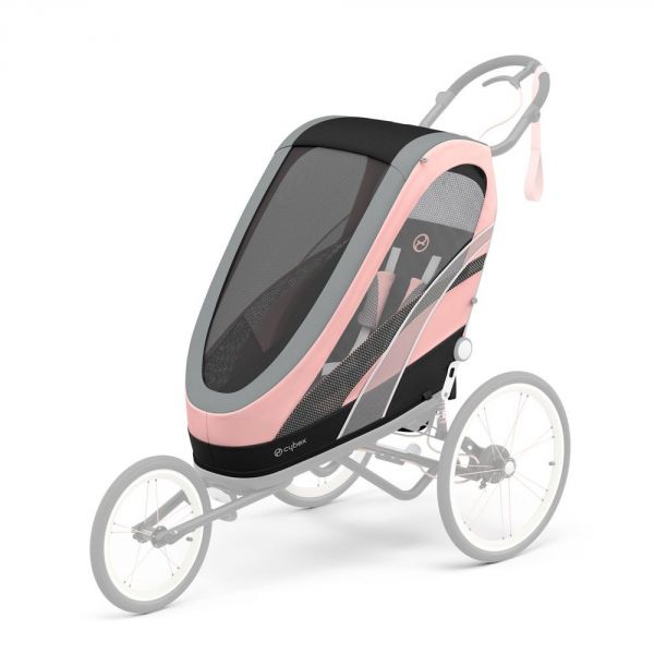 Habillage de siège poussette Zeno Rose
