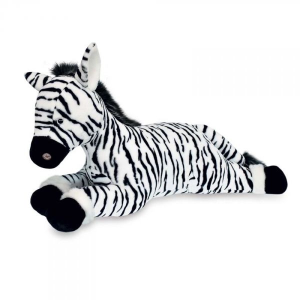 Peluche géante Zéphir le Zèbre 50 cm