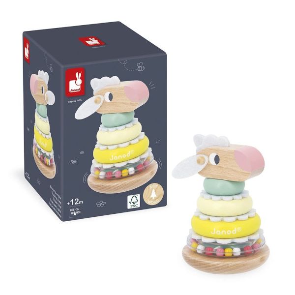 Culbuto empilable en bois Mouton Zigolos