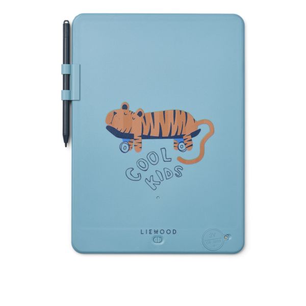 Tablette à dessiner Zora Tiger Beach blue