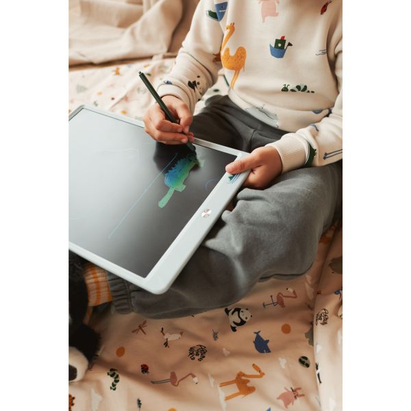 Tablette à dessin magique Zora 24 cm Croco Dove blue