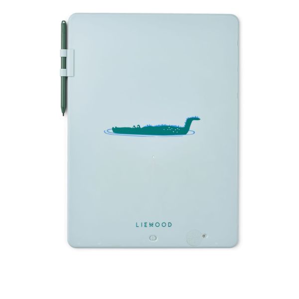 Tablette à dessin magique Zora 24 cm Croco Dove blue