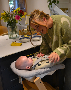 Chaise haute Tripp Trapp + Newborn set+ Baby Set